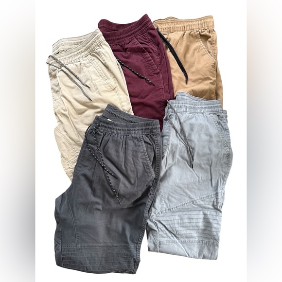 5 Pairs Lot of Men's Jogger Pants - Picture 1 of 6
